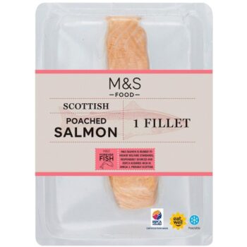 M&S Scottish Poached Salmon Fillet (80g)