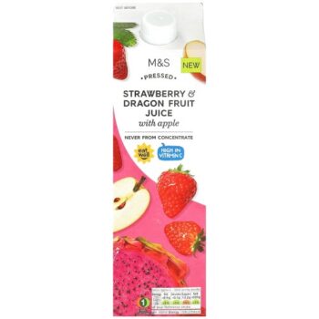 M&S Strawberry & Dragon Fruit Juice (1 Litre)