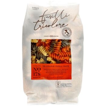 M&S Tri-Colour Fusilli Pasta (500g)