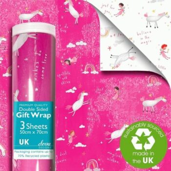 Magical Wishes Double Sided Gift Wrap Sheets