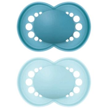 MAM Original 6+ Months Plain Blue (2)