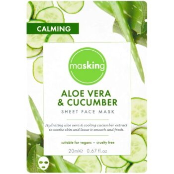 Masking Aloe Vera & Cucumber Sheet Face Mask (20ml)