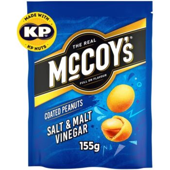 McCoy's Coated Peanuts Salt & Malt Vinegar (155g)
