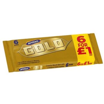 Mcvities Gold Biscuit Bars (6Pack) (106g)