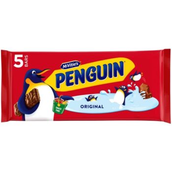 McVitie's Penguin Original Bars (5 x 24.6g, 123g)