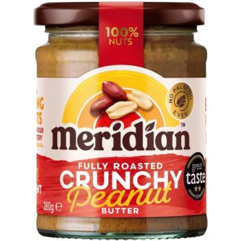 Meridian Crunchy Peanut Butter 100% Nuts (280g)