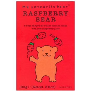 Miller's My Favourite Bear All Butter Biscuits with Raspberry Juice (100g)