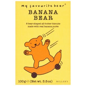 Miller's My Favourite Bear All Butter Biscuits with Real Banana (100g)