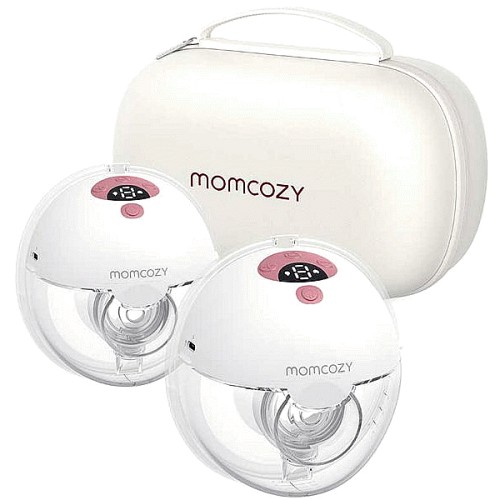 Momcozy Double M5 Wearable Electric Breast Pump Maroon