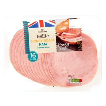 Morrisons British Honey Roast Ham 16 Slices (400g)