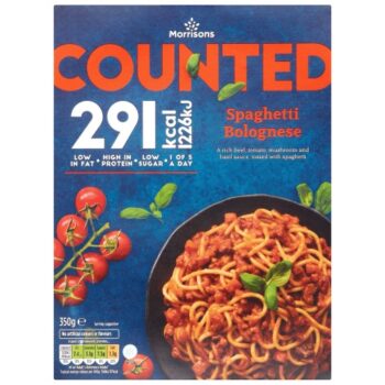 Morrisons Counted Spaghetti Bolognese