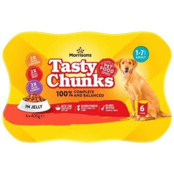 Morrisons Dog Food Meat Chunks In Jelly
