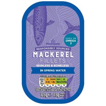 Morrisons Mackerel In Spring Water