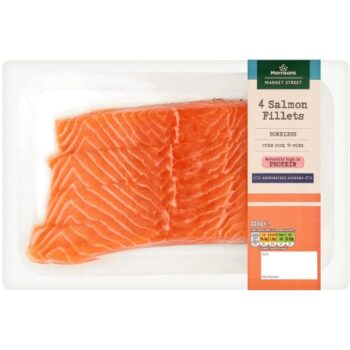 Morrisons Market Street 4 Boneless Salmon Fillets (440g)