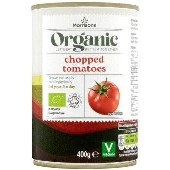 Morrisons Organic Chopped Tomatoes (400g)