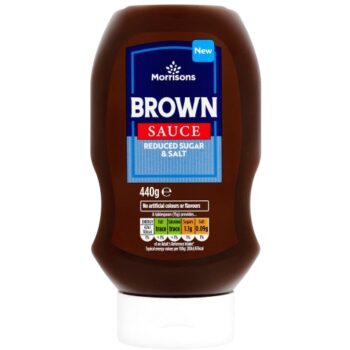 Morrisons Reduced Salt & Sugar Brown Sauce (450g)