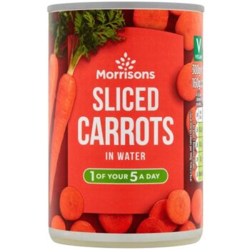 Morrisons Sliced Carrots in Water (300g)
