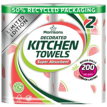 Morrisons Spring Summer Limited Edition Kitchen Roll