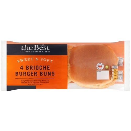 Morrisons The Best 4 Brioche Buns