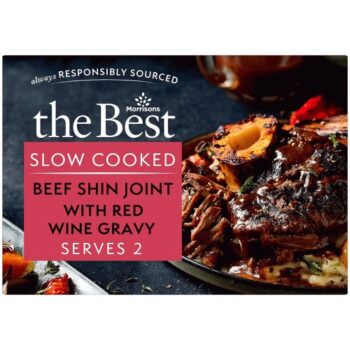 Morrisons The Best Slowed Cooked Beef Shin Joint With Red Wine Gravy (600g)