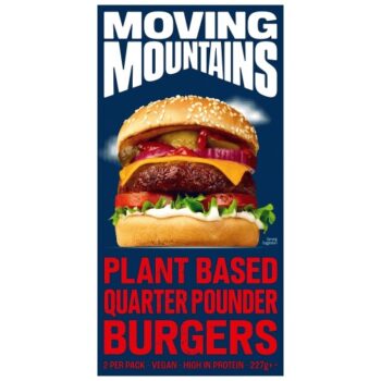 Moving Mountains Plant-Based Burgers 1 4lb (2 x 227g)