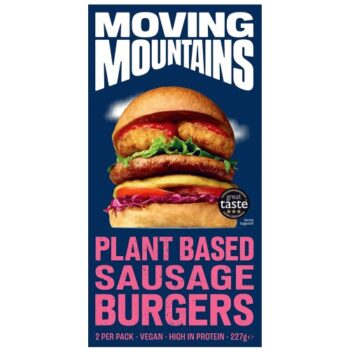 Moving Mountains Plant-Based Sausage Burgers (2 x 113g)