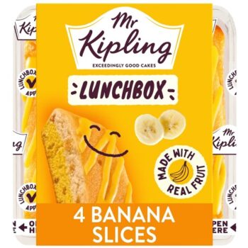 Mr Kipling Lunchbox Banana Cake Slices (4)