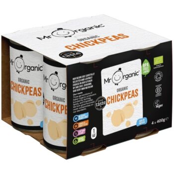 Mr Organic Organic Chickpeas (4 x 400g)