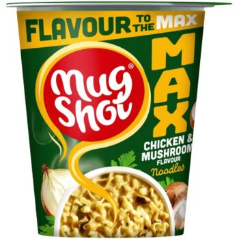 Mug Shot Max Chicken & Mushroom Flavour Noodles (68g)