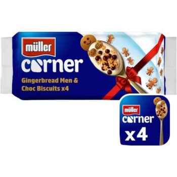 Muller Corner Yogurt Gingerbread Men & Choc Balls