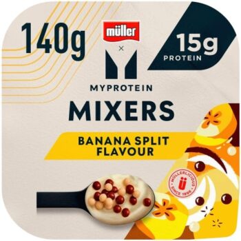 Muller Myprotein Banana Split Flavour Mixers (140g)