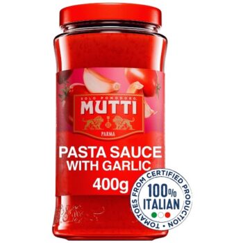 Mutti Tomato Pasta Sauce with Garlic (400g)