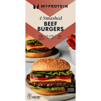 Myprotein 4 Smashed Beef Burgers (340g)