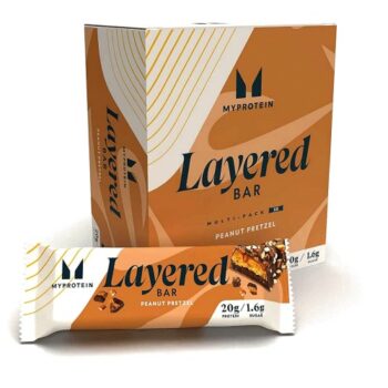 Myprotein Chocolate Peanut Pretzel Layered Bar 6 Bars (60g)
