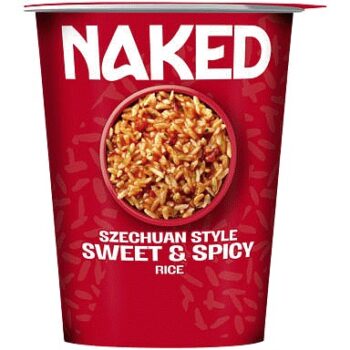 Naked Rice Szechuan Sweet & Spicy Long Grain Rice (78g)