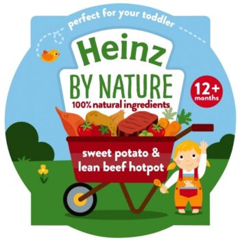 Nature Sweet Potato & Lean Beef Hotpot Baby Food Tray 1+ Year Heinz