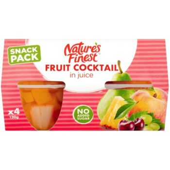 Nature's Finest Fruit Cocktail In Juice (4 x 120g)