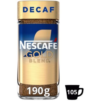 Nescafe Gold Blend Decaf Instant Coffee (190g)