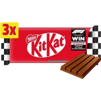 Nestle KitKat 4 Finger Milk Chocolate Bar Multipack (124.5g)