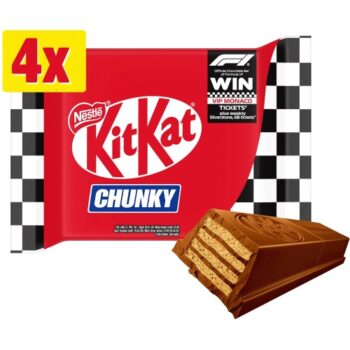 Nestle KitKat Chunky Milk Chocolate Bars Multipack (4 x 40g)
