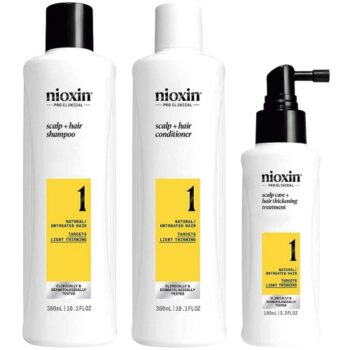 Nioxin System 1 Loyalty Kit For Natural Hair With Light Thinning