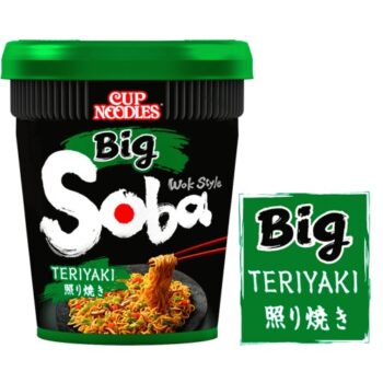 Nissin Soba Teriyaki Instant Wok Style Noodles Big Pot (113g)