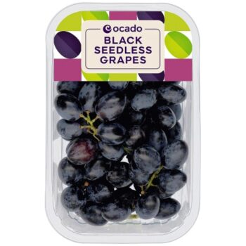 Ocado Black Seedless Grapes (500g)