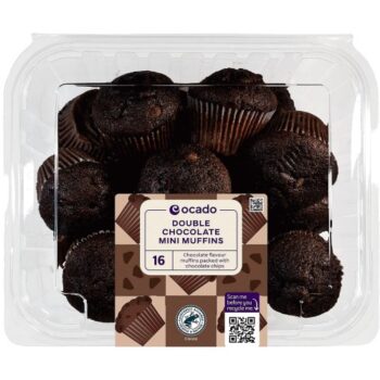 Ocado Double Chocolate Mini Muffins