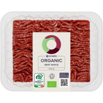 Ocado Organic Beef Mince 15% Fat