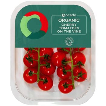 Ocado Organic Cherry Tomatoes on the Vine (200g)