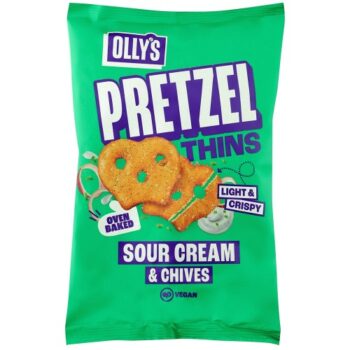 Olly's Pretzel Thins Sour Cream & Onion (140g)
