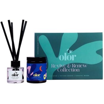 OLOR Revive And Renew Collection Candle Diffuser Gift Set