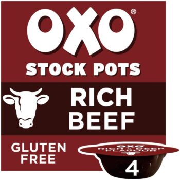 Oxo Rich Beef Stock Pots with Onion & Rosemary (4 x 80g)