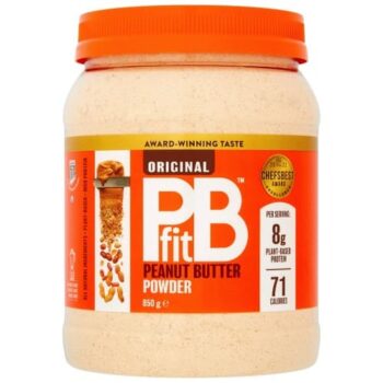 PBfit Peanut Butter Powder 87% Less Fat and High Protein (850g)